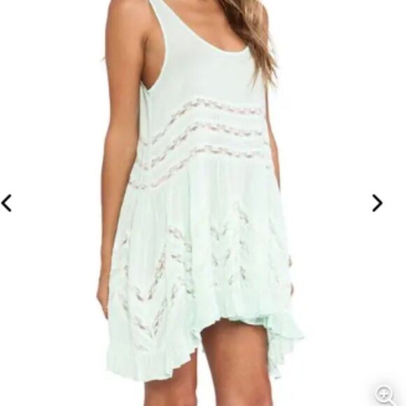 Free People | Dresses | Freepeople Intimately Mint Green Voile Lace ...